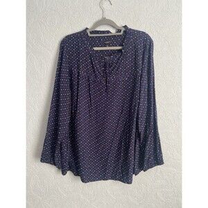 Talbots Plus Petite Size 3XP Long Sleeve Top G32